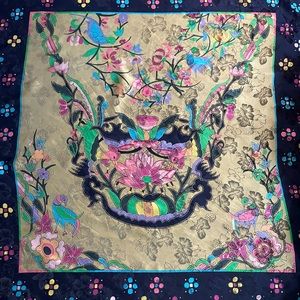 FENDI Silk Scarf Hand Made In Italy Vintage